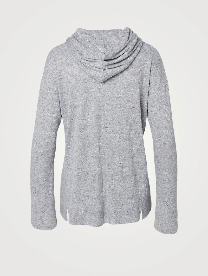 Rib Knit Hoodie