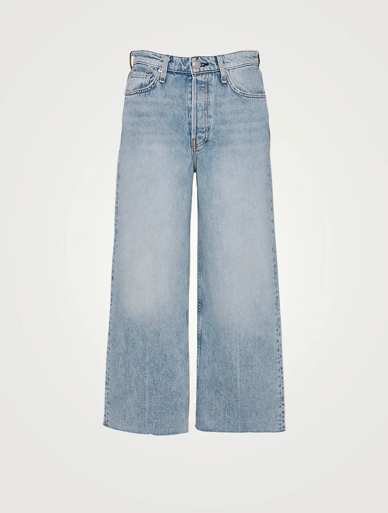 Maya High-Waisted Wide Ankle Jeans
