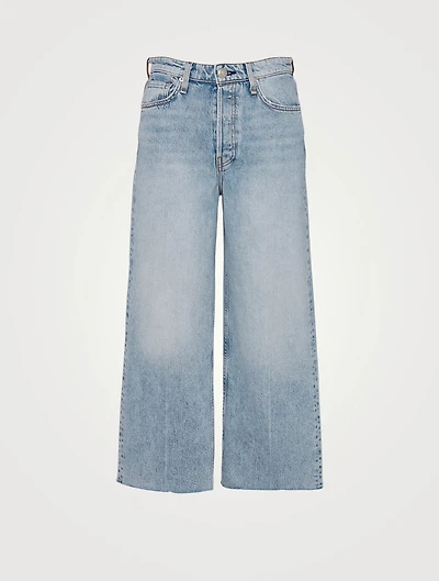 Maya High-Waisted Wide Ankle Jeans