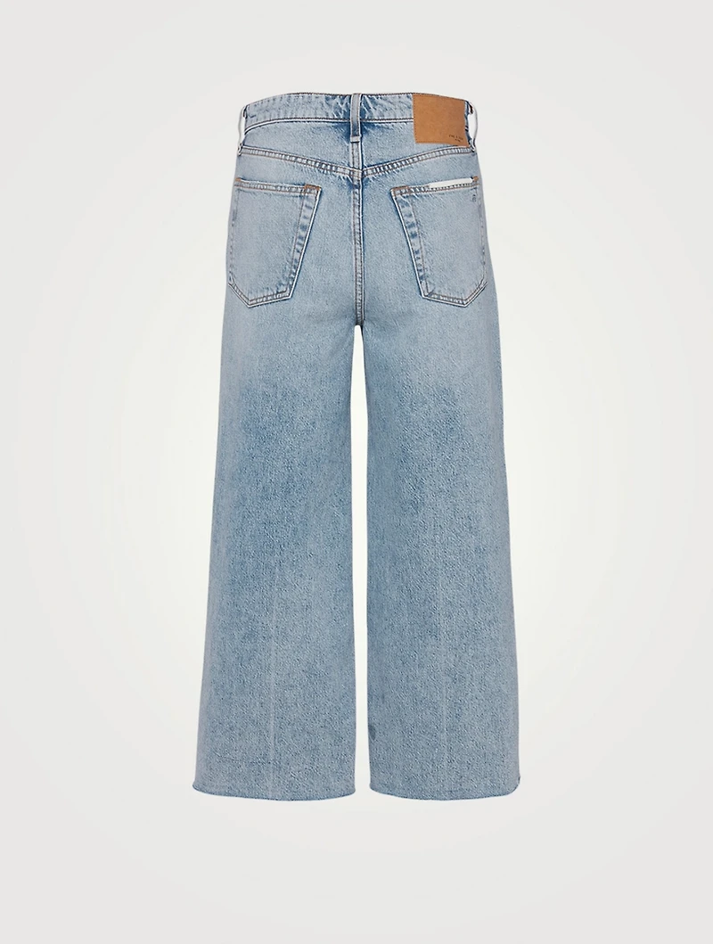 Maya High-Waisted Wide Ankle Jeans