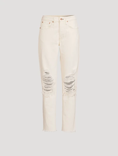 Rosa Mid-Rise Boyfriend Jeans