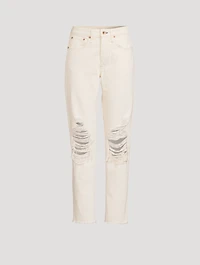Rosa Mid-Rise Boyfriend Jeans