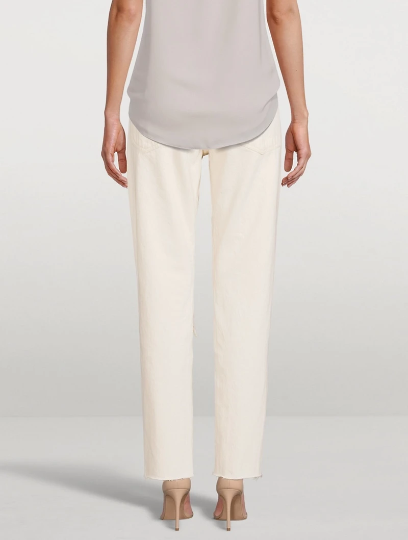 Rosa Mid-Rise Boyfriend Jeans