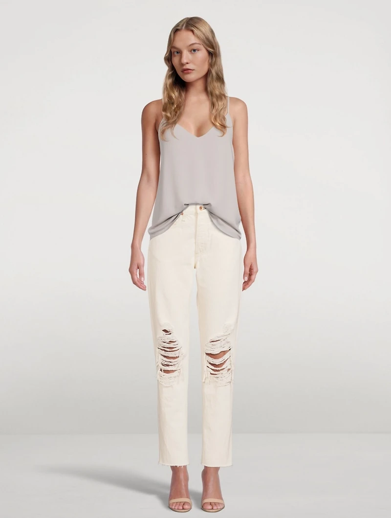 Rosa Mid-Rise Boyfriend Jeans
