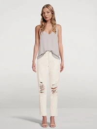 Rosa Mid-Rise Boyfriend Jeans