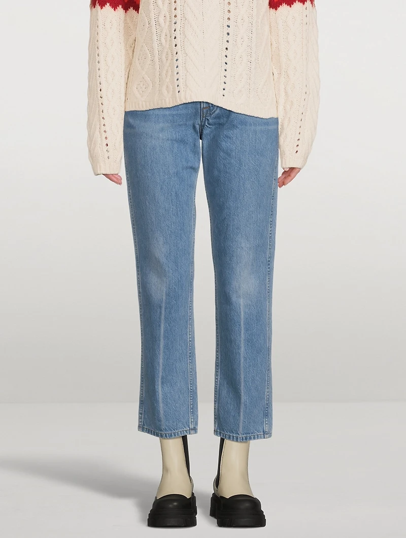 Le Italien Straight-Leg Jeans