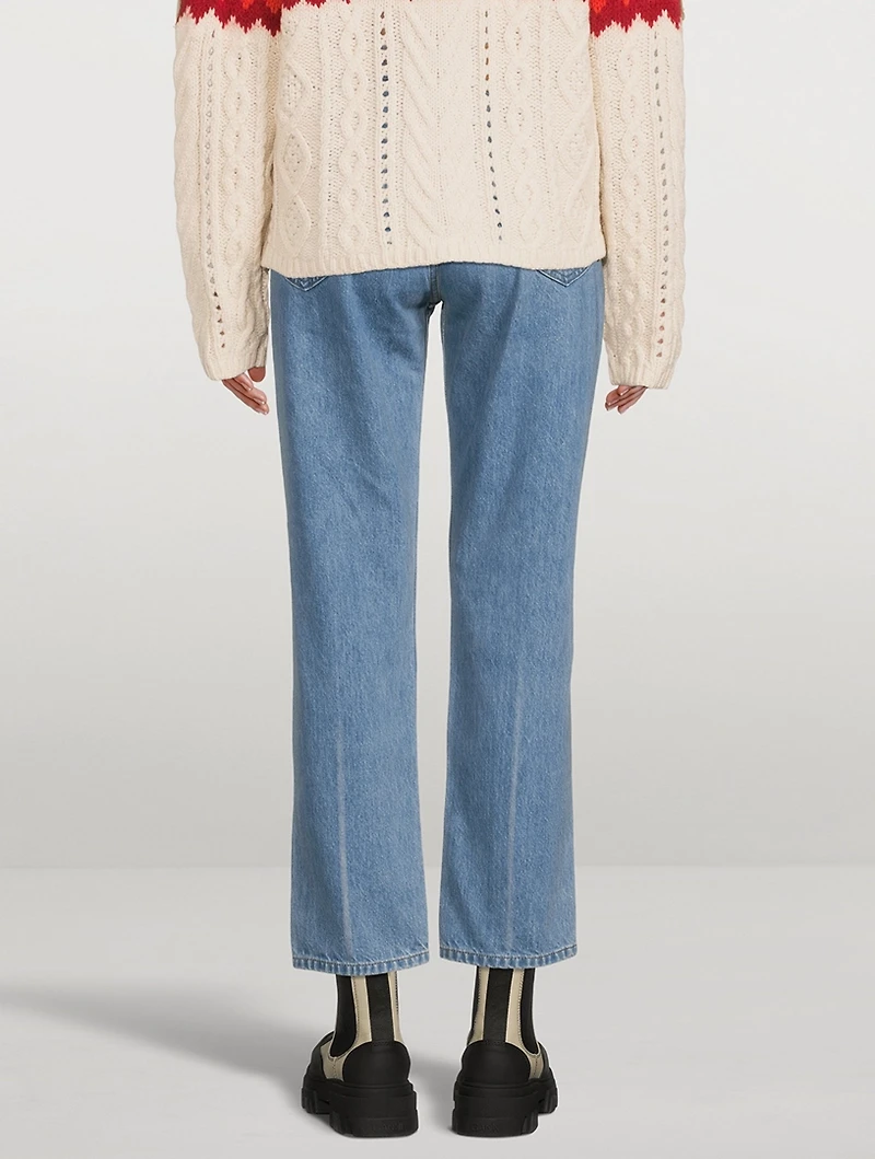 Le Italien Straight-Leg Jeans