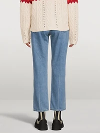 Le Italien Straight-Leg Jeans