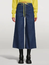 Le Italien Wide Crop Jeans
