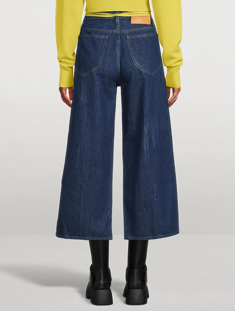 Le Italien Wide Crop Jeans