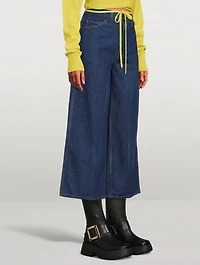 Le Italien Wide Crop Jeans