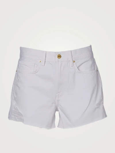 Le Brigette Raw Edge Denim Shorts
