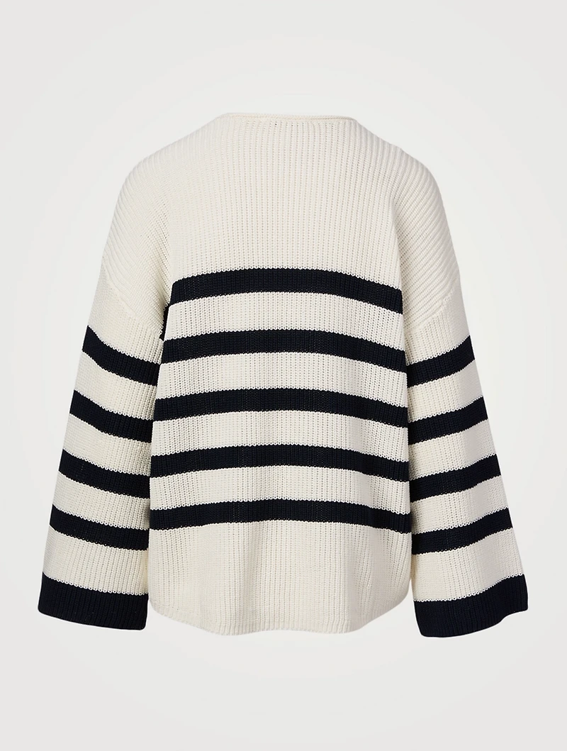 Marinier Swingy Sweater Striped Print