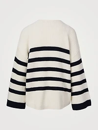 Marinier Swingy Sweater Striped Print
