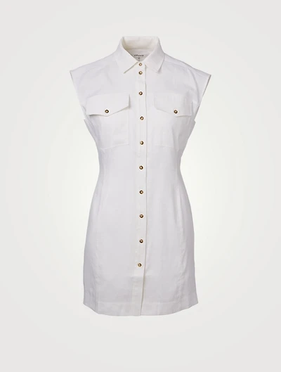 Arie Linen-Blend Mini Dress