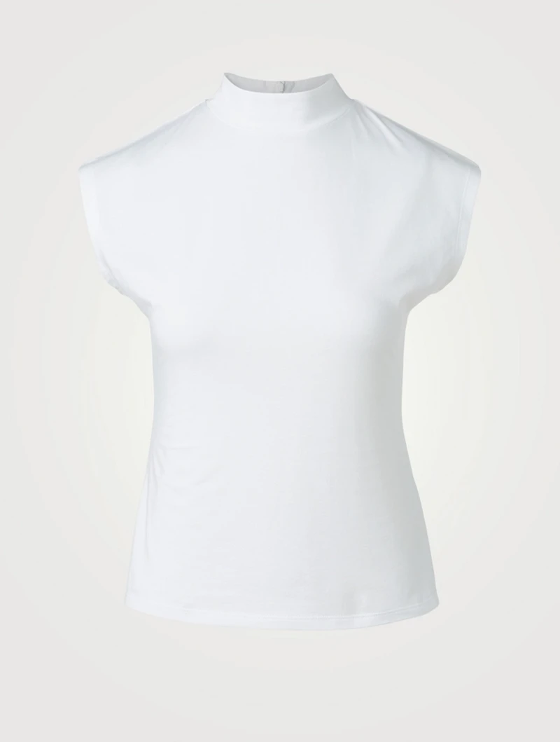 Organic Cotton Mockneck T-Shirt