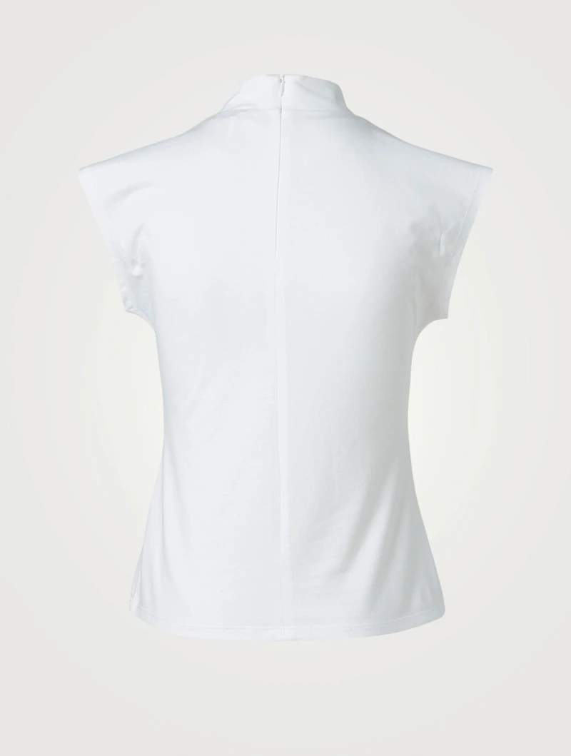 Organic Cotton Mockneck T-Shirt