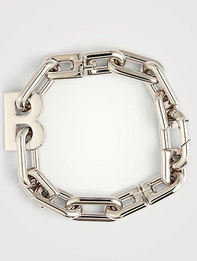 B Chain Thin Bracelet