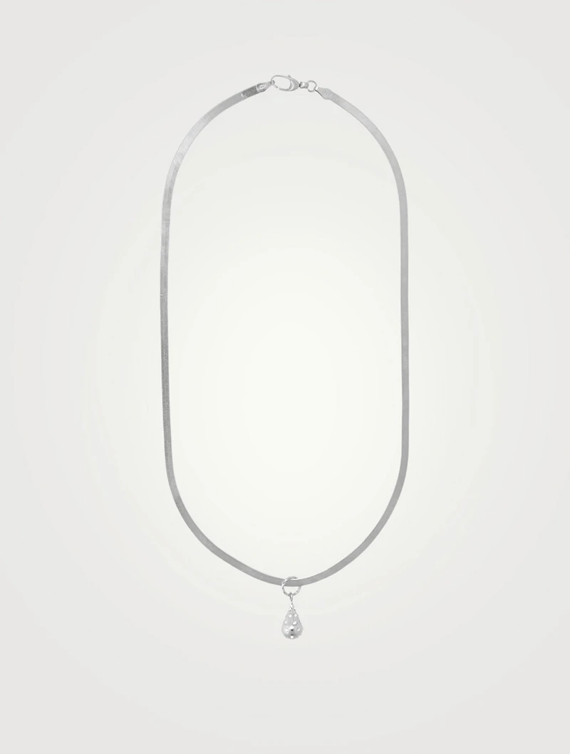 Flow Necklace With Crystals