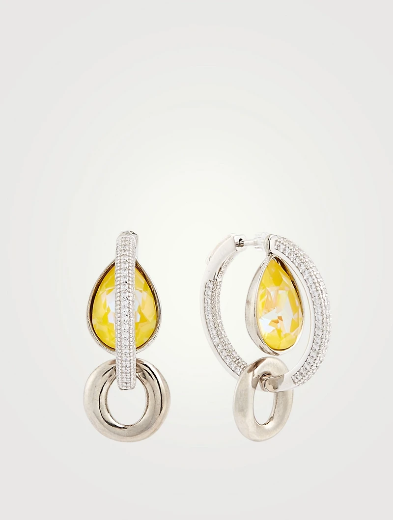 Niteo Hoop Earrings With Crystals