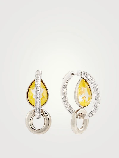 Niteo Hoop Earrings With Crystals