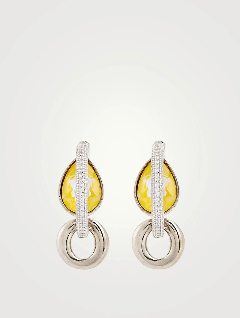 Niteo Hoop Earrings With Crystals