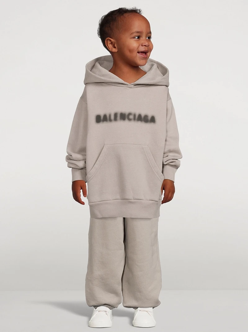 Kids Blurry Brushed Fleece Hoodie