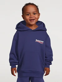 Kids Political Campaign Brushed Fleece Hoodie