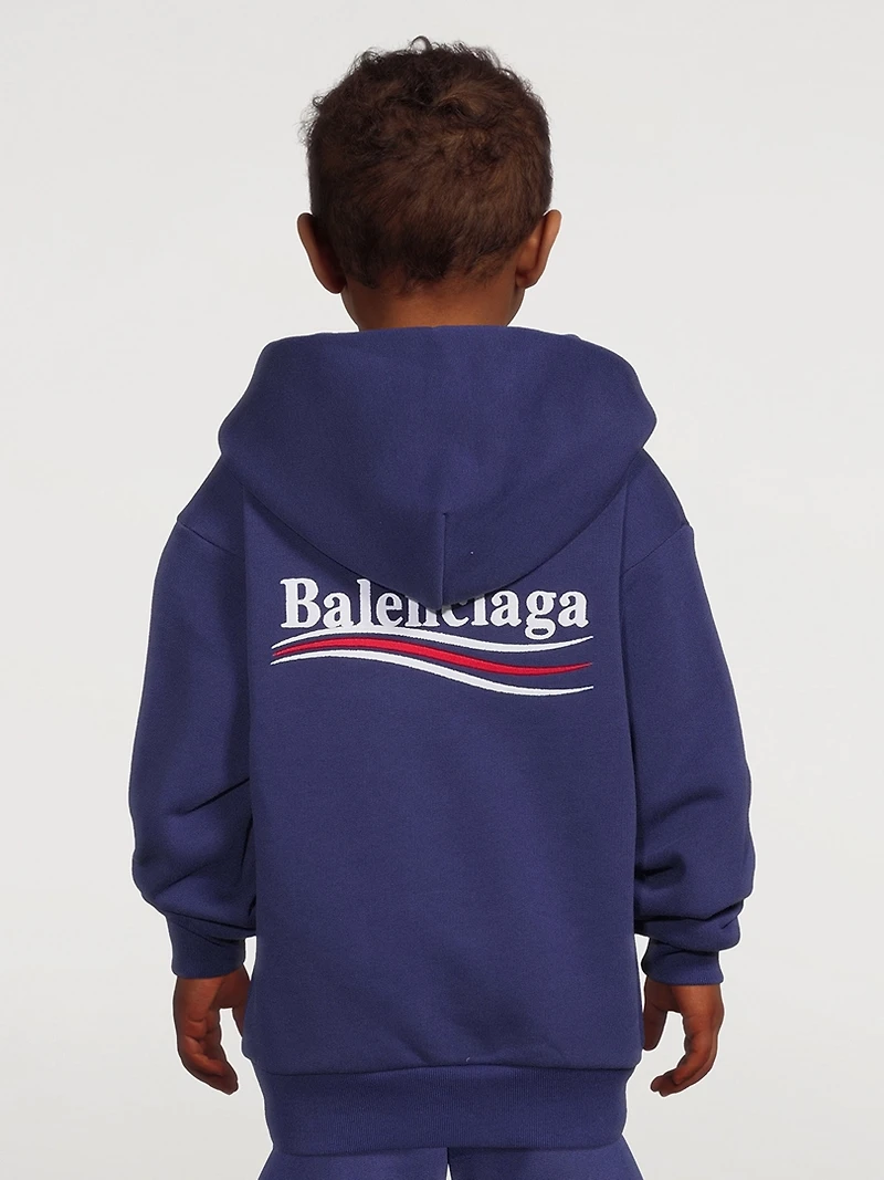 Kids Political Campaign Brushed Fleece Hoodie