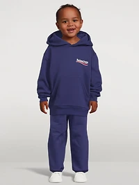 Kids Political Campaign Brushed Fleece Hoodie