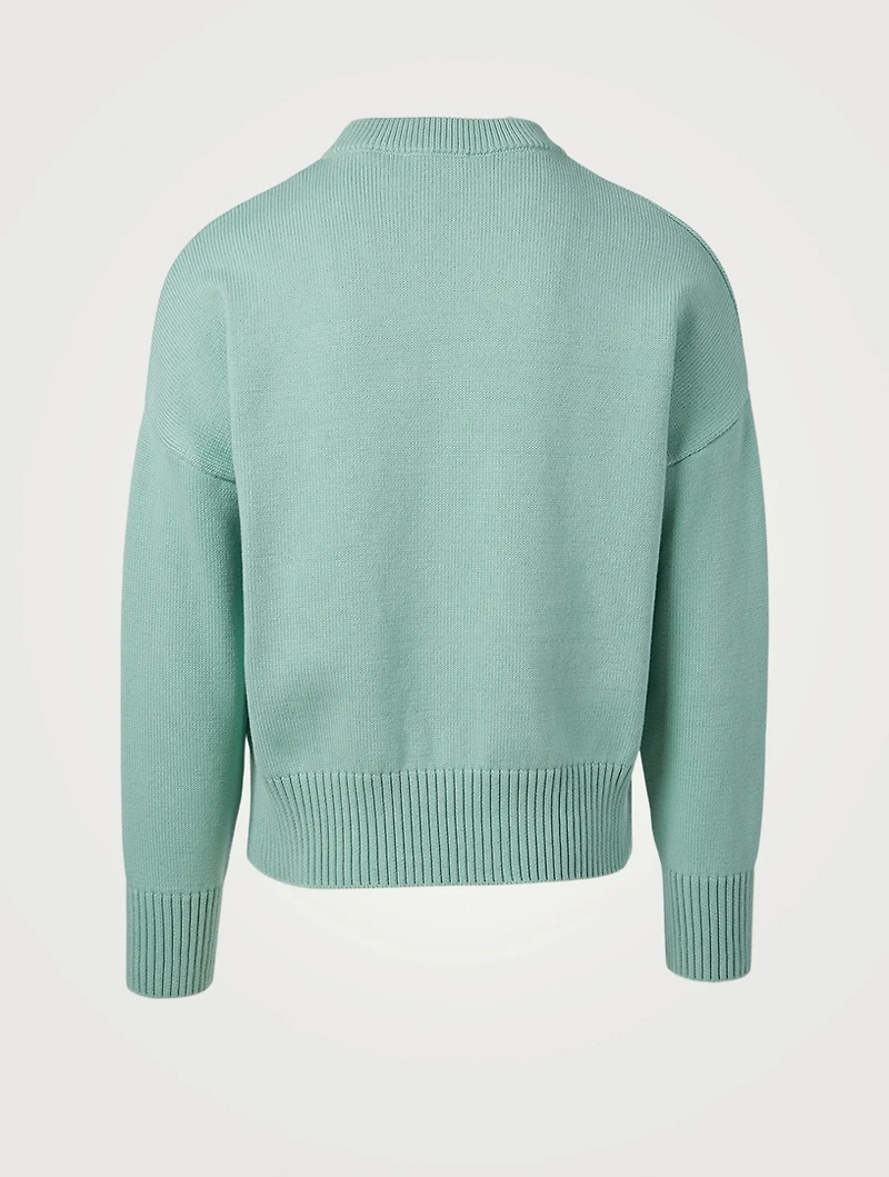 Cotton And Wool Oversized Sweater