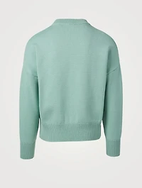 Cotton And Wool Oversized Sweater