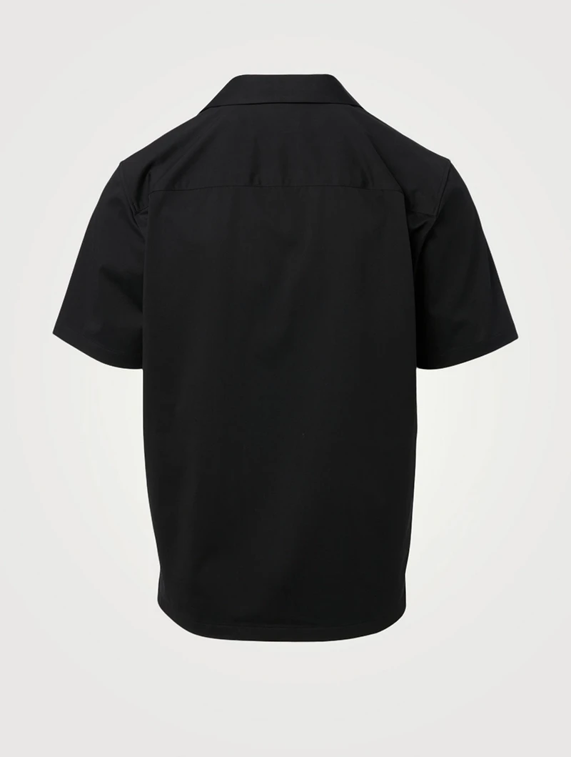 Structure Knit Short-Sleeve Shirt