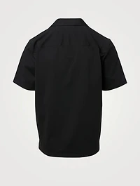 Structure Knit Short-Sleeve Shirt