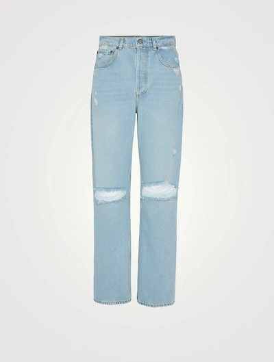 Ziggy High-Waisted Straight-Leg Jeans