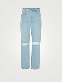 Ziggy High-Waisted Straight-Leg Jeans