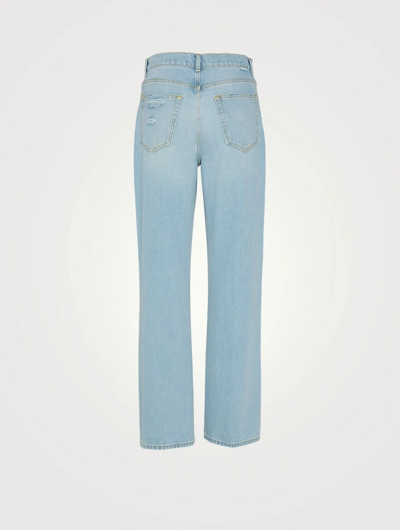 Ziggy High-Waisted Straight-Leg Jeans
