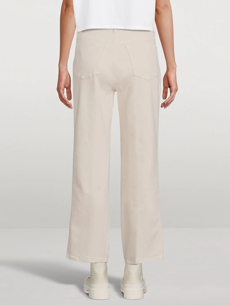 The Harrison Wide-Leg Jeans With Outseam