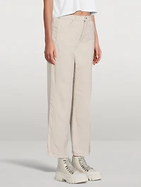 The Harrison Wide-Leg Jeans With Outseam