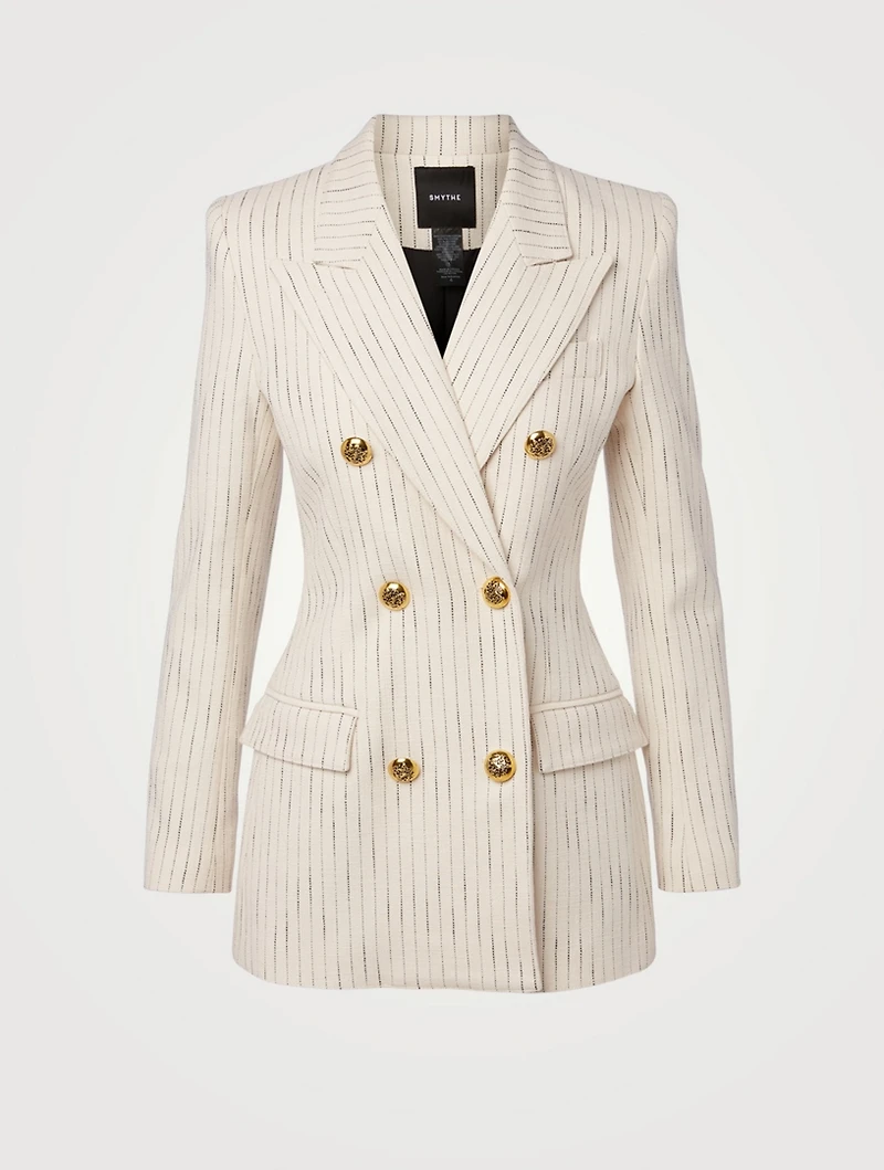 Ski Slope Blazer Striped Print