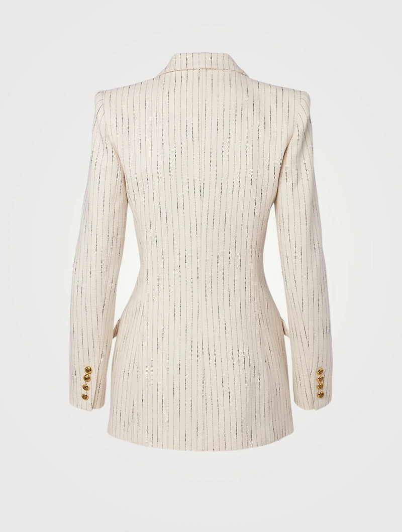 Ski Slope Blazer Striped Print