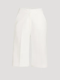 High-Waisted Bermuda Shorts