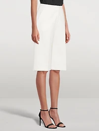 High-Waisted Bermuda Shorts