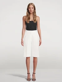 High-Waisted Bermuda Shorts