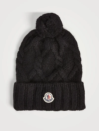 Alpaca And Wool Cable Knit Toque