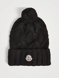 Alpaca And Wool Cable Knit Toque
