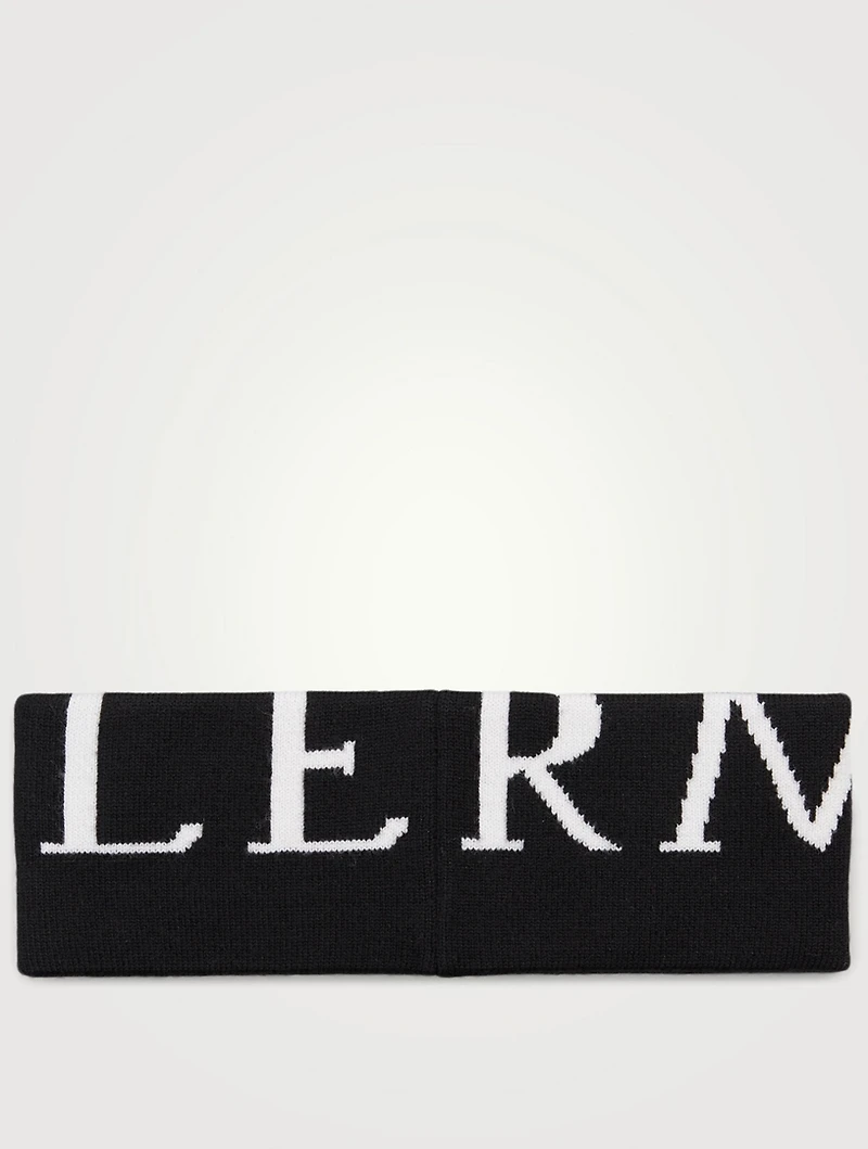 Wool Knit Logo Headband