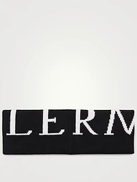Wool Knit Logo Headband