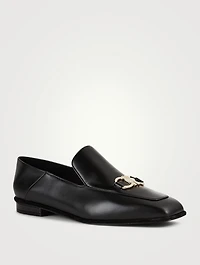 Cesaro Gancini Leather Loafers