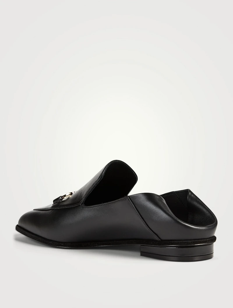 Cesaro Gancini Leather Loafers